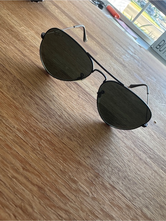 Ray-Ban Accessories - Aviator-Style Sunglasses in Black Polarized lenses and Black Frame